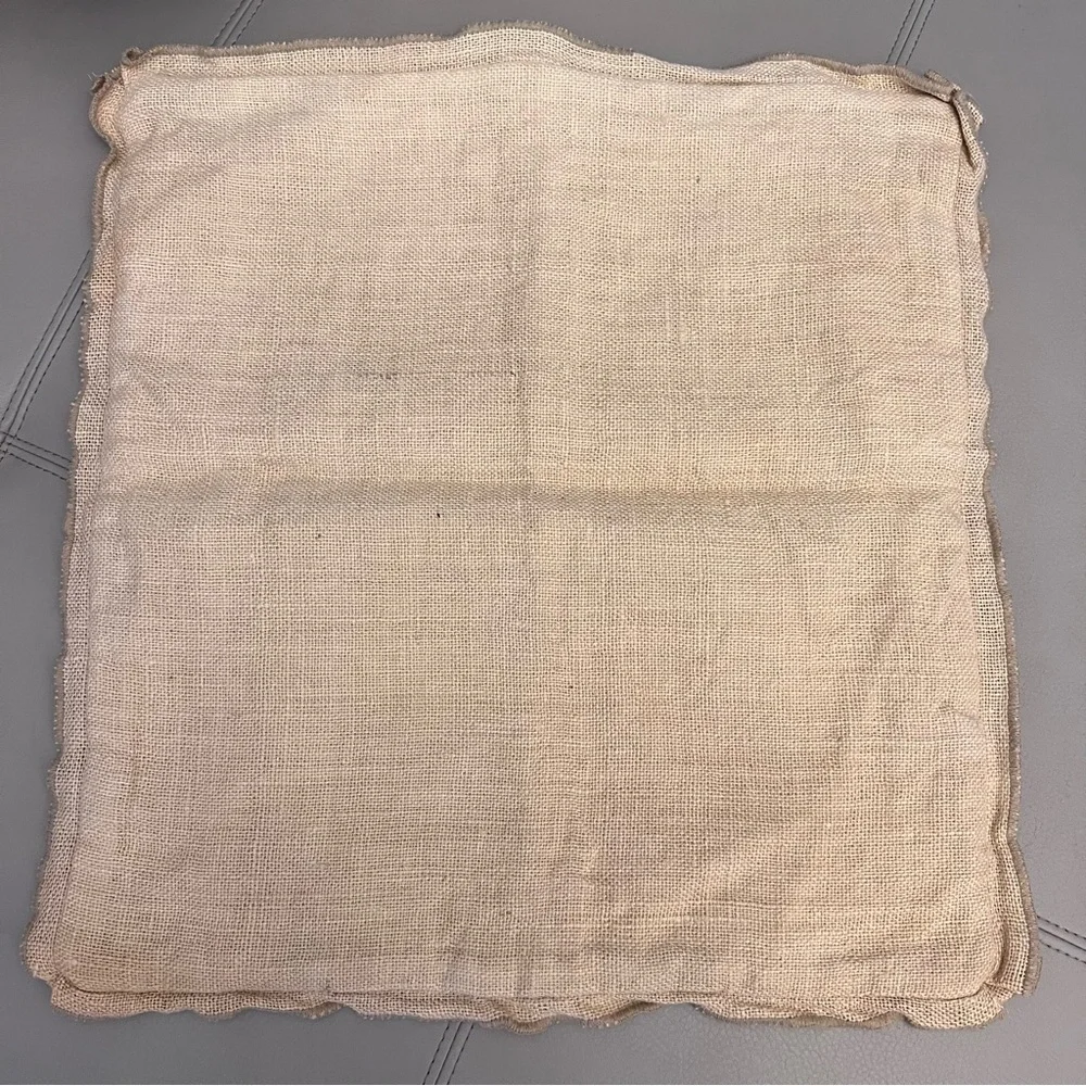 C13 Ethan‎ Allen 2 Pillow Wool Covers Cream Brown